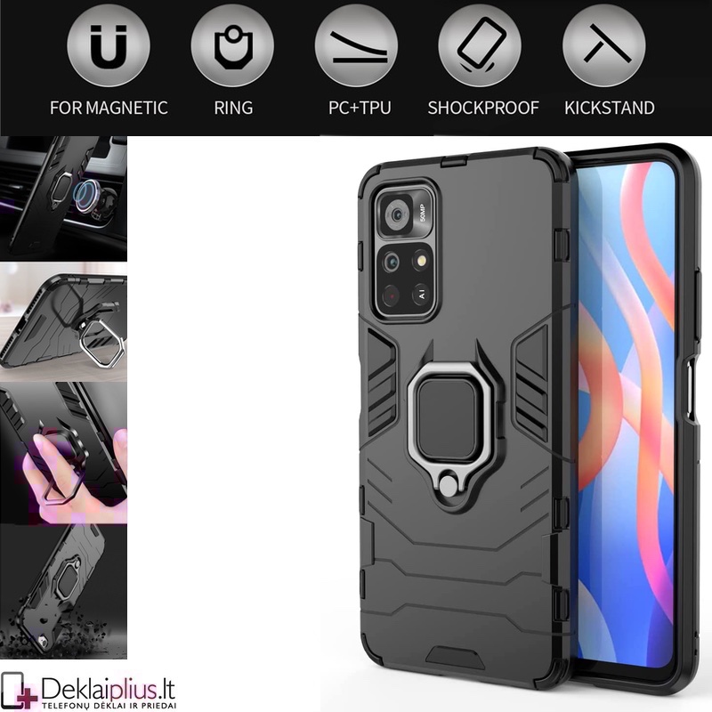 Sustiprintas dėklas 4in1 (telefonui Xiaomi Poco M4 Pro 5G) Sustiprintas dėklas 4in1 (telefonui Xiaomi Poco M4 Pro 5G)